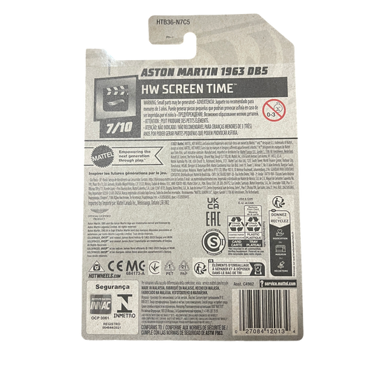 Hot Wheels Aston Martin 1963 DB5