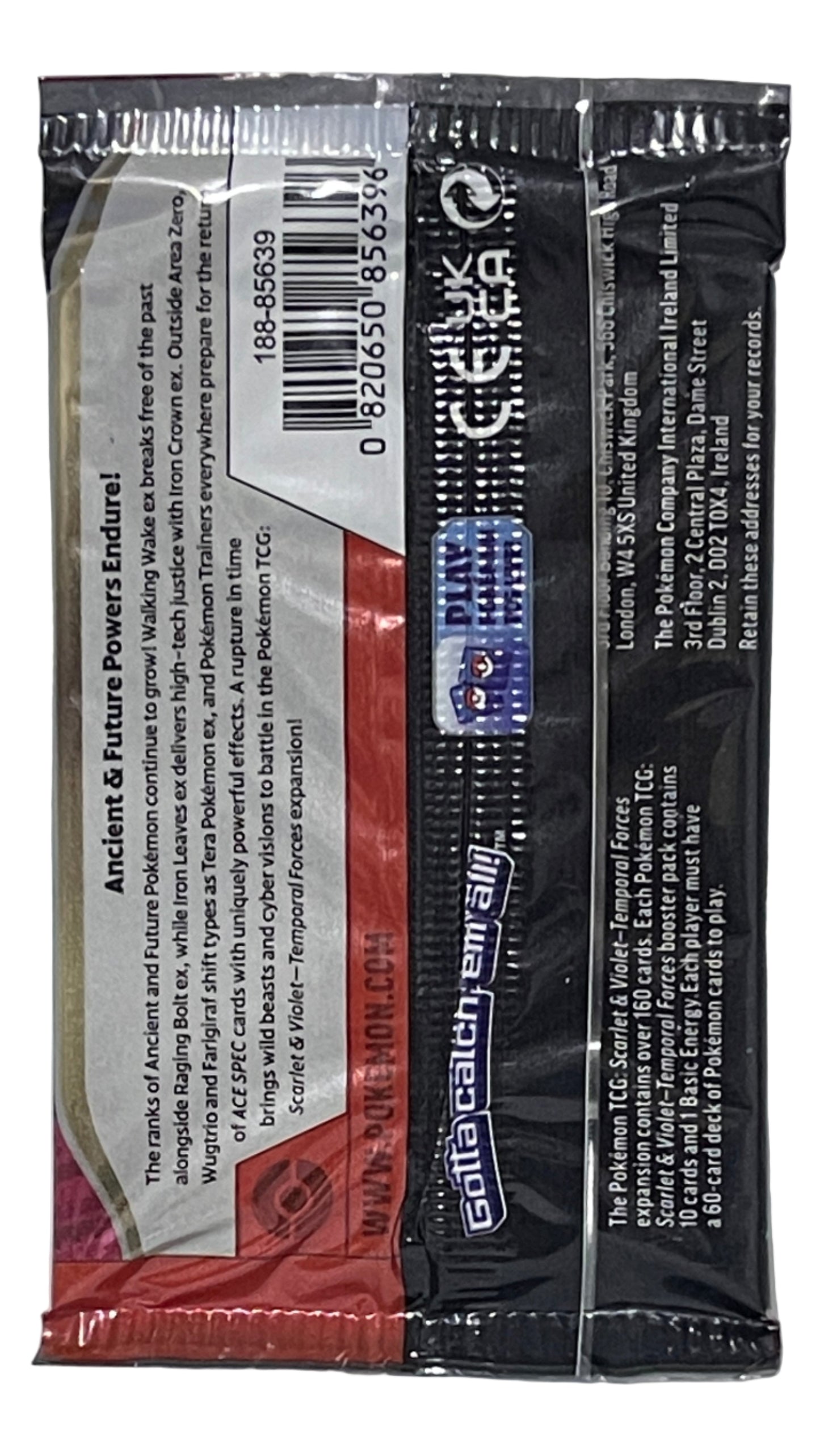 Pokemon Trading Cards Temporal Forces - Scarlet & Violet Booster Pack