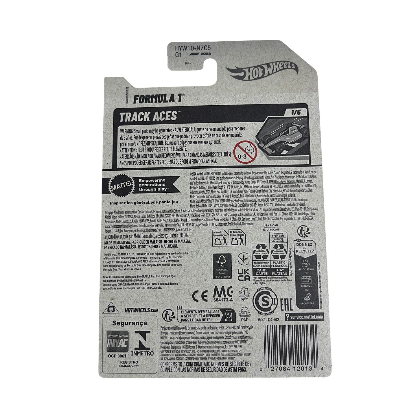 Hot Wheels Formula 1 Oracle Red Bull Racing