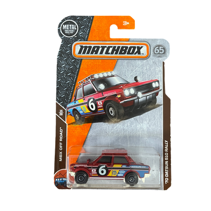 Matchbox 70 Datsun 510 Rally