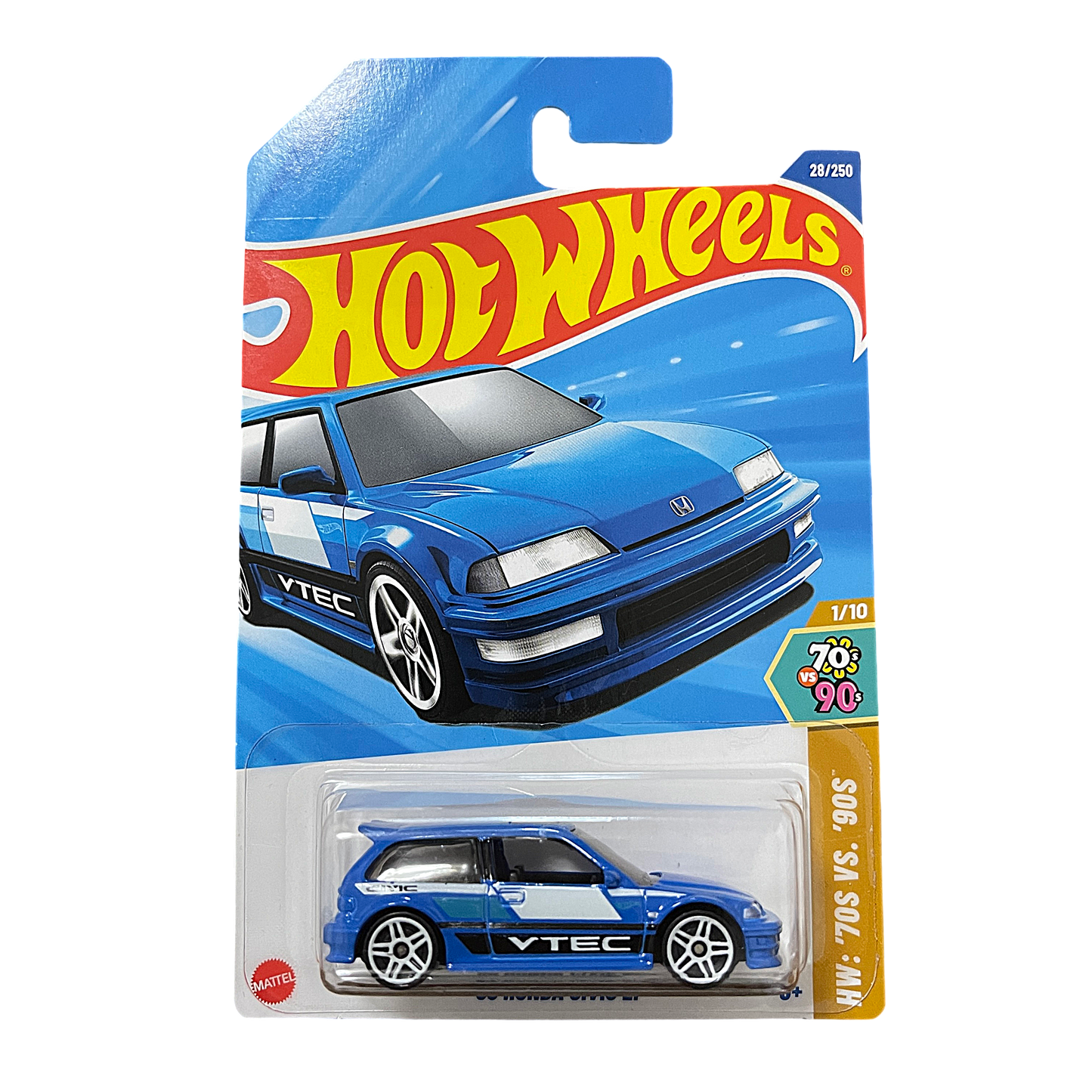 Hot Wheels '90 Honda Civic EF  (Blue)