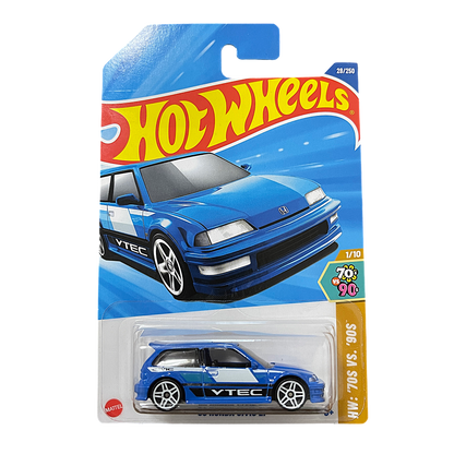 Hot Wheels '90 Honda Civic EF  (Blue)
