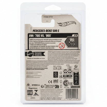 Hot Wheels 70s vs 90s Mercedes-Benz 500 E