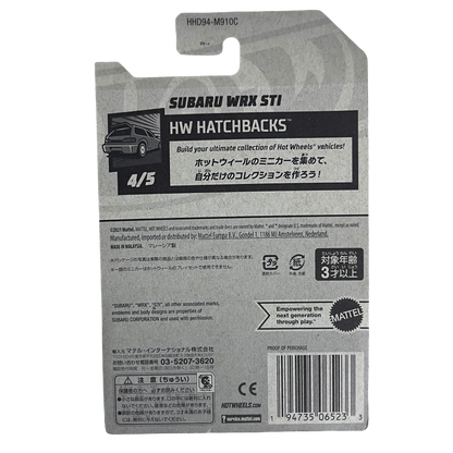 Hot Wheels Subaru WRX STI (Japan Card)