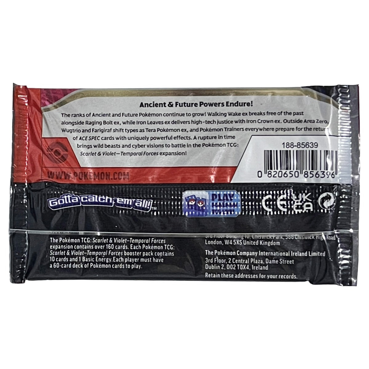 Pokemon Trading Cards Temporal Forces - Scarlet & Violet Booster Pack