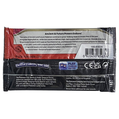 Pokemon Trading Cards Temporal Forces - Scarlet & Violet Booster Pack